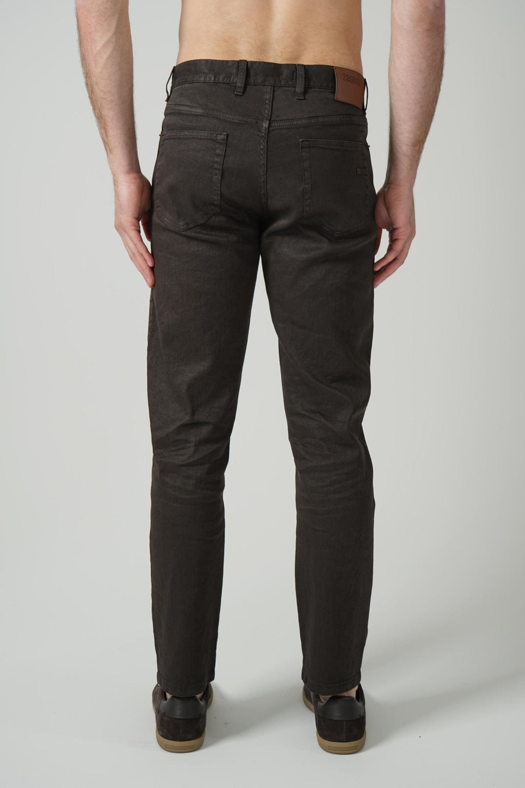Zegna Roccia Trousers Deep Brown